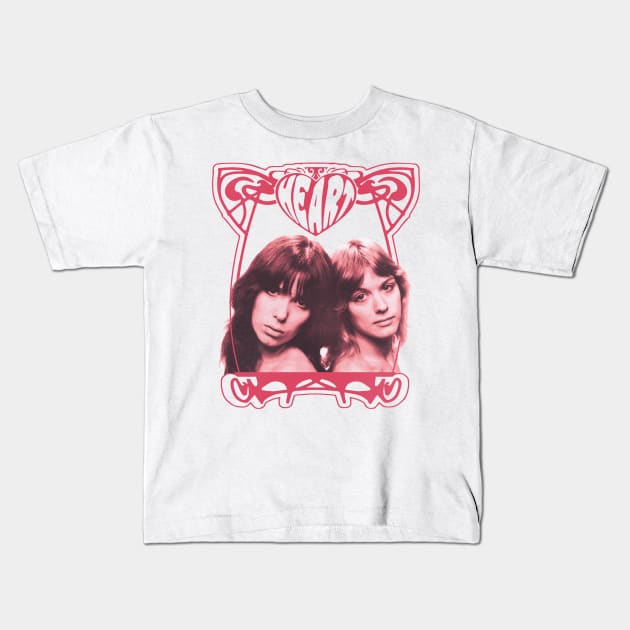 Heart Dreamboat Annie Kids T-Shirt by ElizabethFrankArt